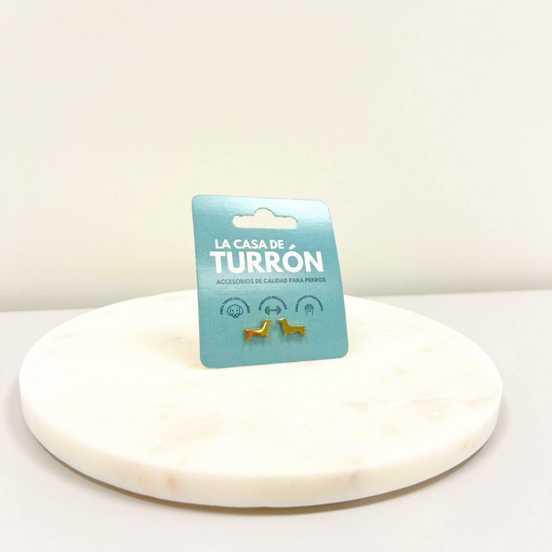 Boucles d'oreilles teckel