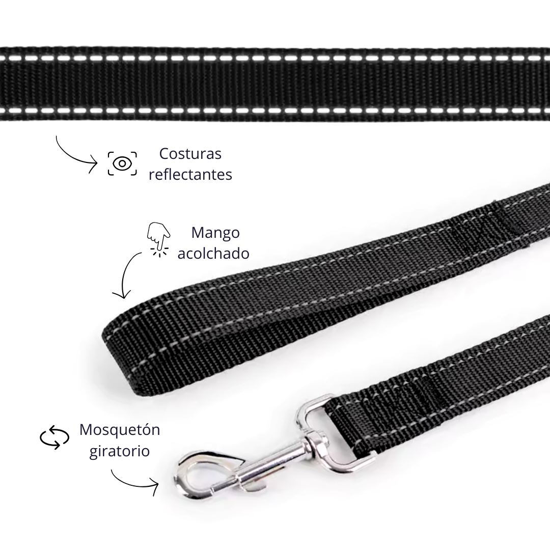 Bracelet en nylon noir