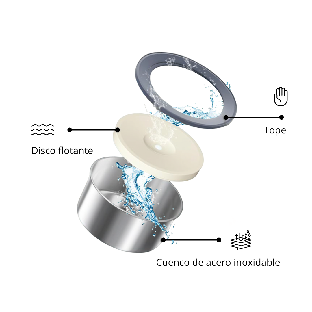 NoSplash anti-splash drinking fountain