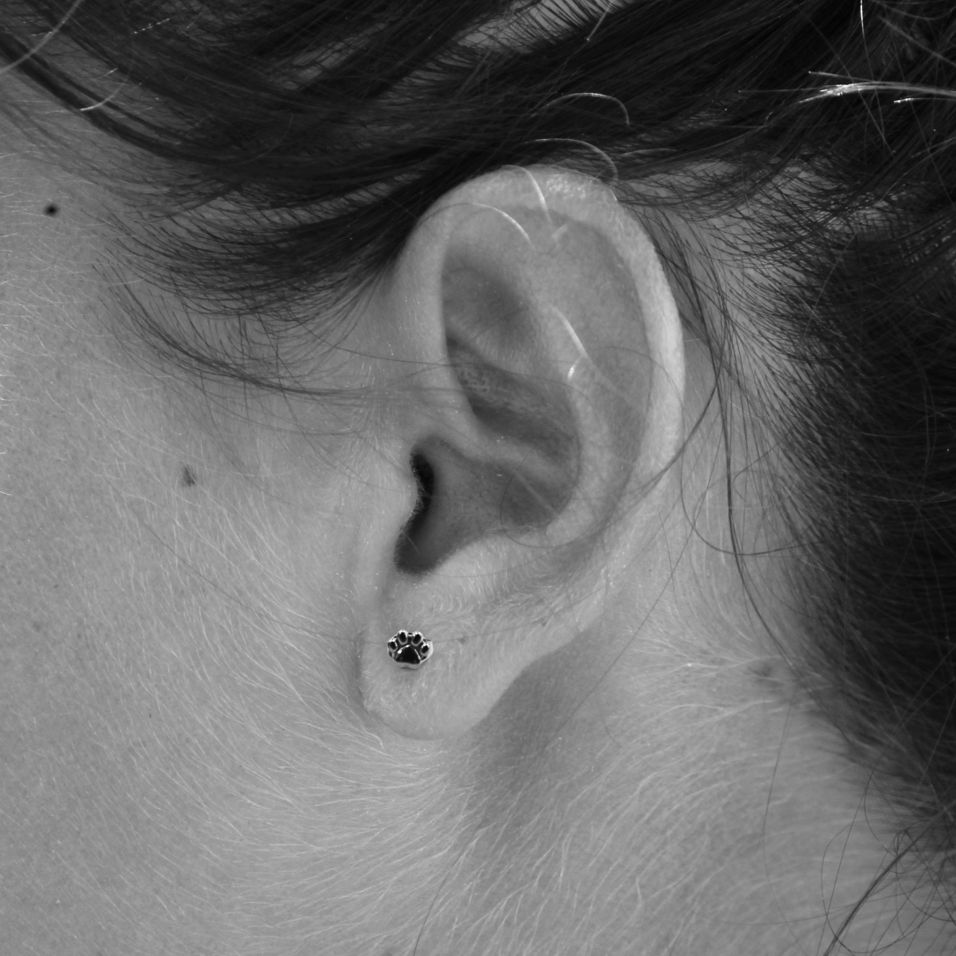 Boucles d'oreilles empreinte