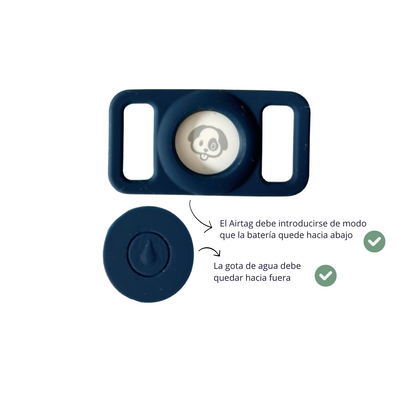 Dark Blue AirTag Case