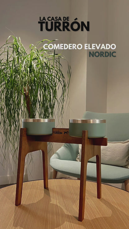 Comedero elevado doble Nordic